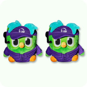 Taco Bell Duolingo Plush 2PCS